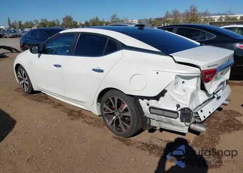 2016 Nissan Maxima 3.5 Sl из США, поврежденный, VIN 1N4AA6AP9GC443309